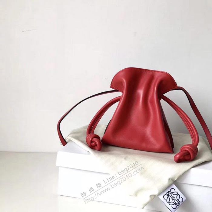 LOEWE女包 原單品質 最新mini小福袋 綿羊皮 羅意威單肩斜挎包  sl2038